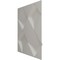Ekena Millwork 19 5/8in. W x 19 5/8in. H Bradley EnduraWall Decorative 3D Wall Panel Covers 2.67 Sq. Ft. WP20X20BYCSV - alternate 6